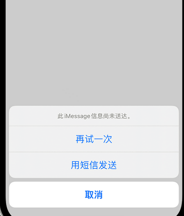 延边朝鲜族apple维修iPhone上无法正常发送iMessage信息